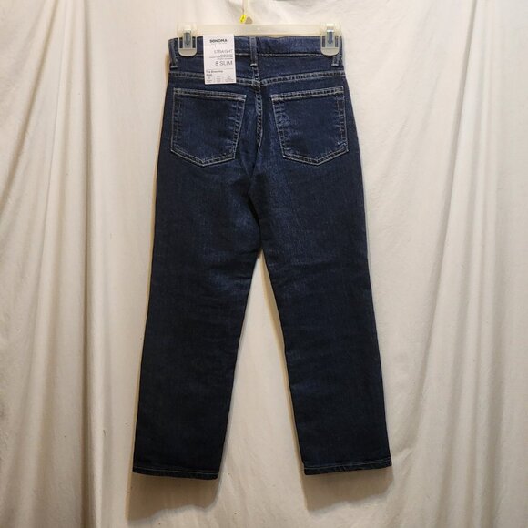 Sonoma Blue Jeans Straight Leg Adjustable Waist Stretch Boys 8 Slim New - Picture 5 of 5